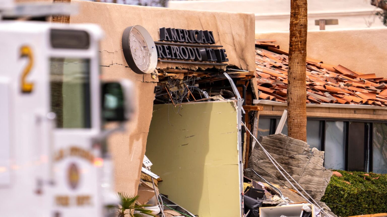 Man charged after allegedly supplying chemicals in Palm Springs fertility clinic bombing